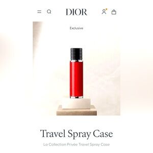 Last day is the 12th Red Dior La Collection Privée Travel Spray Case.